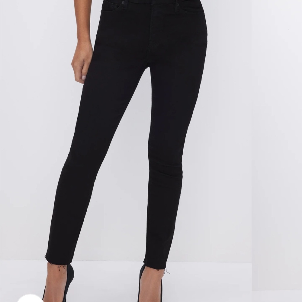 Good American Jet Black Skinny Jeans